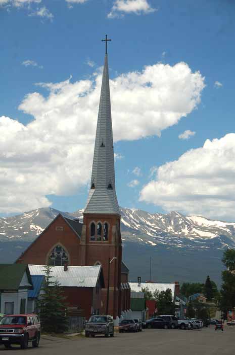 a Leadville church